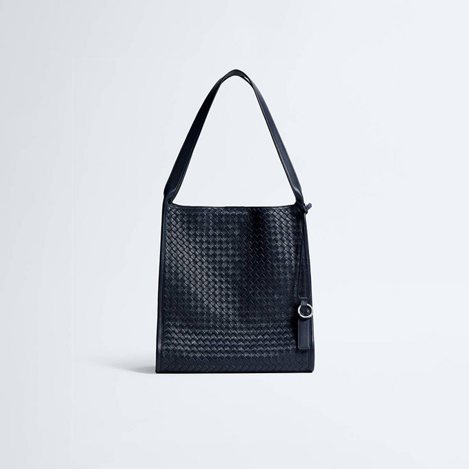 bottega veneta corriere woven tote bag #867484